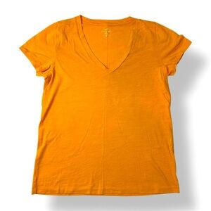 J Crew sz M yellow cotton t shirt